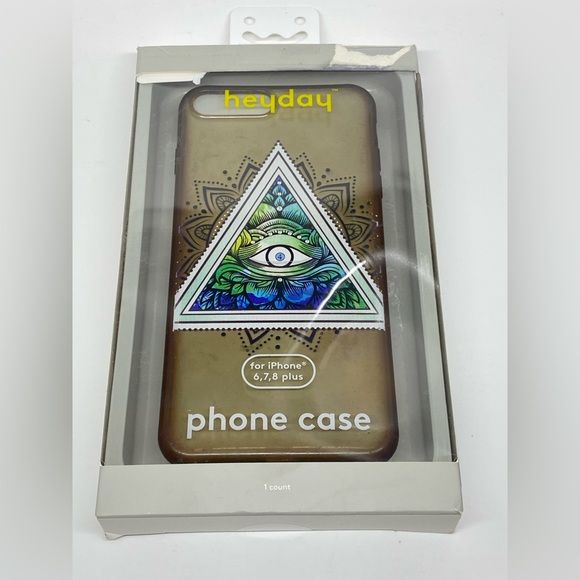 ILLUMINATI ALL SEEING EYE PYRAMID PHONE CASE BY HEYDAY FOR IPHONE 6/7/8+ PLUS - Picture 2 of 5